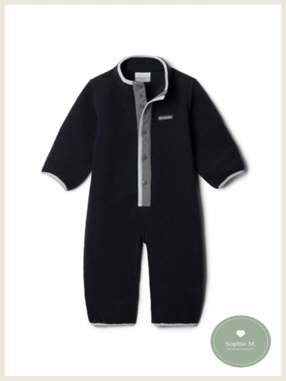 Columbia Baby Sherpa Fleece Bunting Snap-Up Front